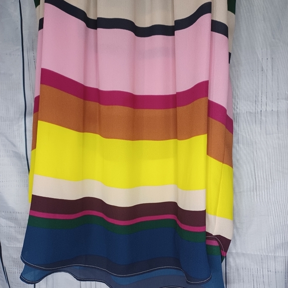 Violet And Claire Colorful Striped Sleeveless Top - Picture 3 of 9